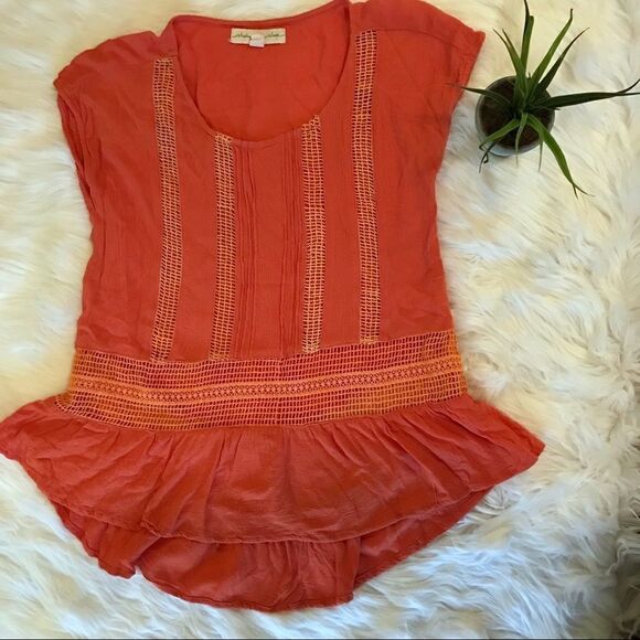 Urban Outfitters Staring at Stars Cut-Out Blouse - Picture 1 of 7